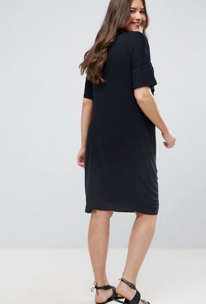 ASOS Curve Oversize Midi Dress with Placket Detail - Picture 4 of 4